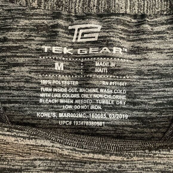 Boys Tek Gear Size Medium Gray Tank Top - Picture 3 of 3